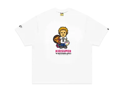 A BATHING APE Bape x Kidsuper Milo Tee "White"