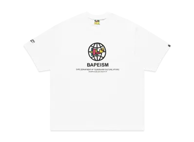 A BATHING APE Bape x Kidsuper Bapeism Logo Tee "White"