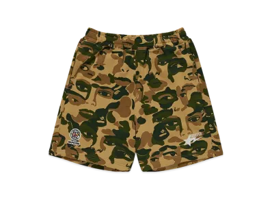 A BATHING APE Bape x Kidsuper Camo Sweat Shorts "Green"