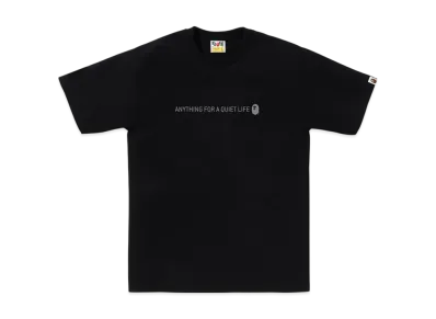 A BATHING APE Reflector Industrial Logo Tee "Black"
