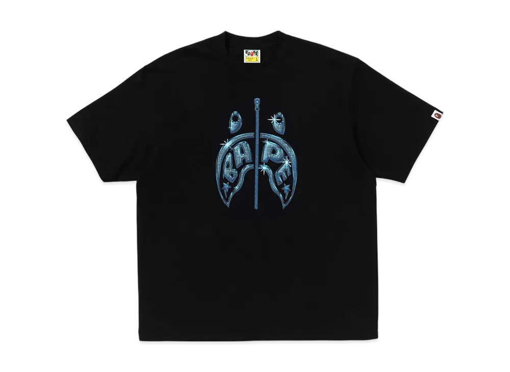 A BATHING APE Shark Relaxed Fit Tee "Black"