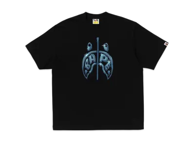 A BATHING APE Shark Relaxed Fit Tee "Black"