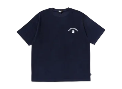 A BATHING APE Print Tee "Navy"