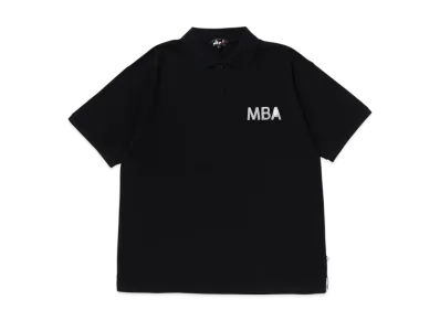 A BATHING APE Basic Polo Shirt "Black"