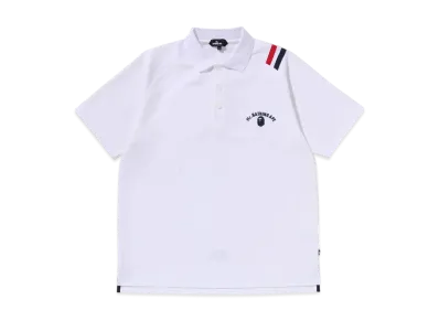 A BATHING APE Tennis Polo Shirt "White"