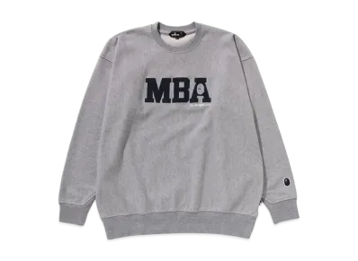 A BATHING APE Pull Over Crewneck Sweat Shirt "Gray"