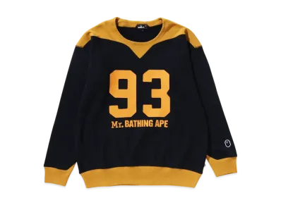 A BATHING APE Pull Over Sweat Shirt "Navy"