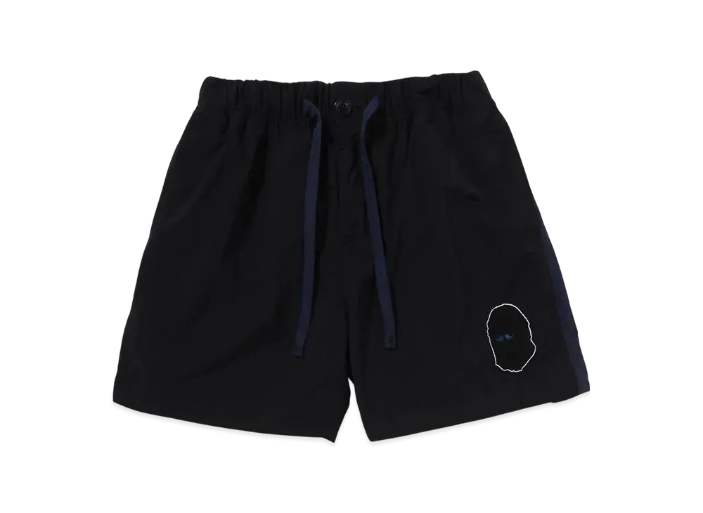 A BATHING APE Elastic Waist Short "Black"