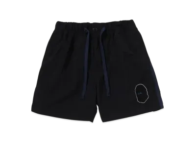 A BATHING APE Elastic Waist Short "Black"