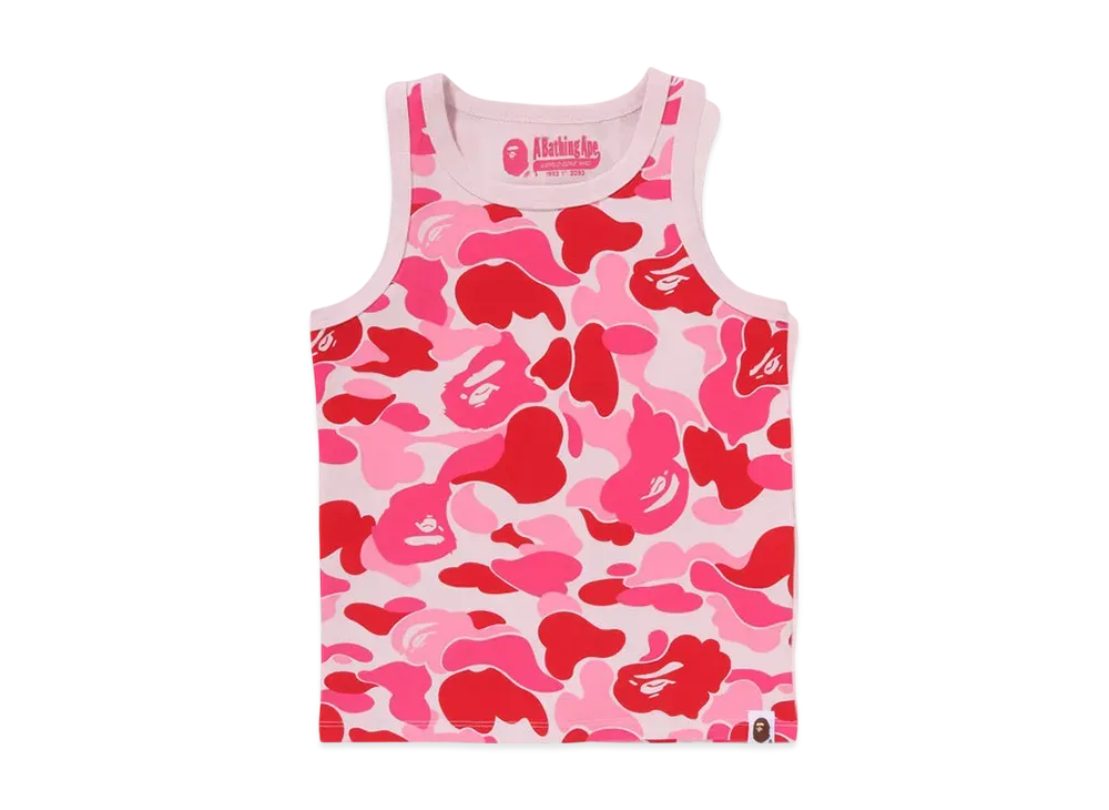 A BATHING APE Abc Camo Tank Top "Pink"