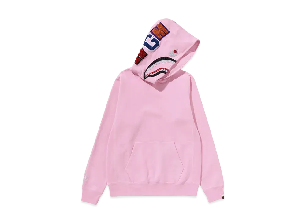 A BATHING APE Shark Pullover Hoodie "Pink"