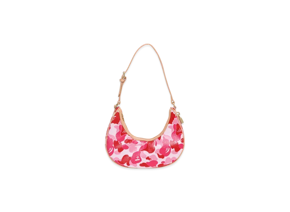 A BATHING APE Abc Camo Hand Bag "Pink"