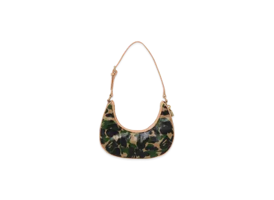 A BATHING APE Abc Camo Hand Bag "Green"