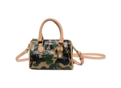 A BATHING APE Abc Camo Mini Shoulder Bag "Green"