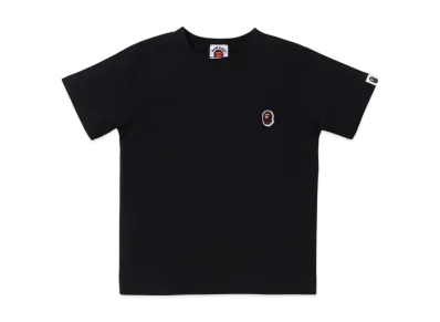 A BATHING APE Ape Head One Point Tee "Black"