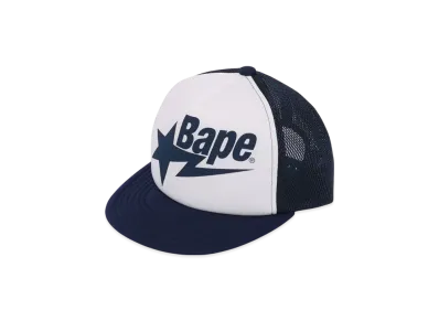 A BATHING APE Bape Sta Mesh Cap "Navy"