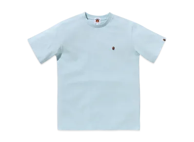 A BATHING APE Ape Head One Point Tee "Sax"