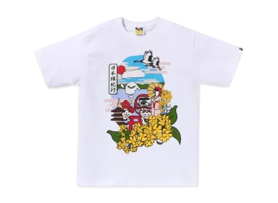 A BATHING APE Japan Culture Spring Ape Head Tee "White"
