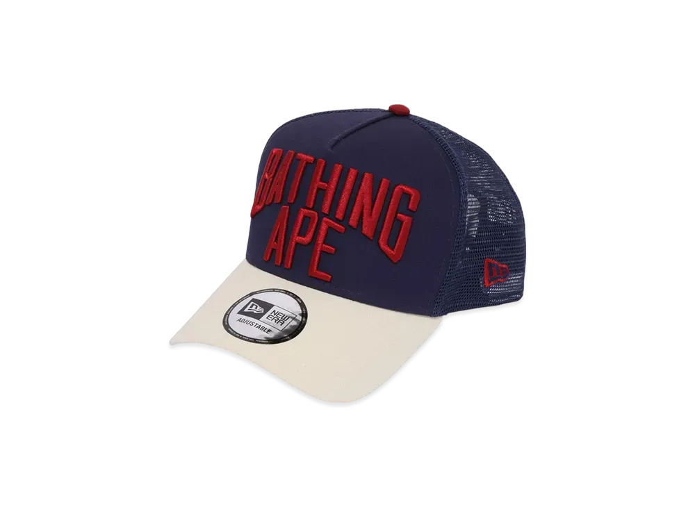 A BATHING APE Nyc Logo New Era 9Forty Cap "Navy"