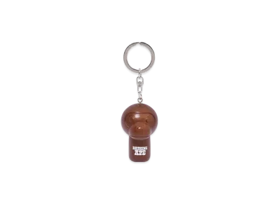 A BATHING APE Baby Milo Kokeshi Doll Key Chain "Brown"