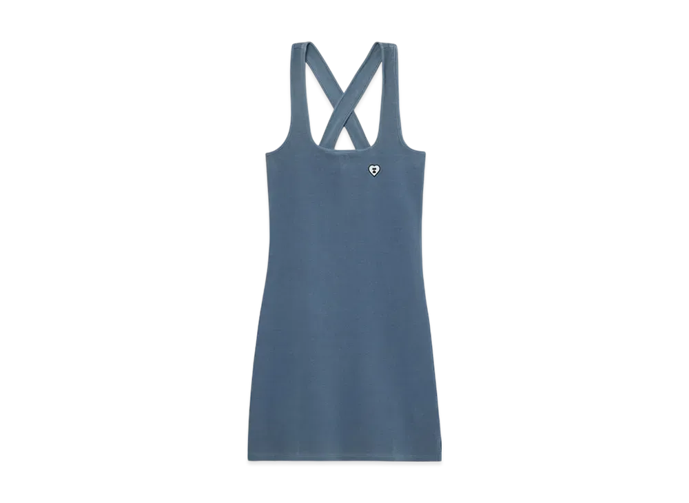 A BATHING APE Washed Mini Dress "Navy"
