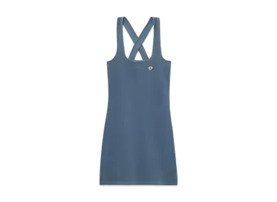 A BATHING APE Washed Mini Dress "Navy"