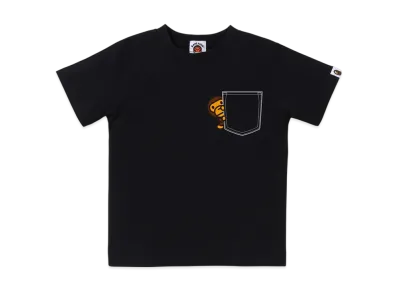 A BATHING APE Milo Fake Pocket Tee "Black"