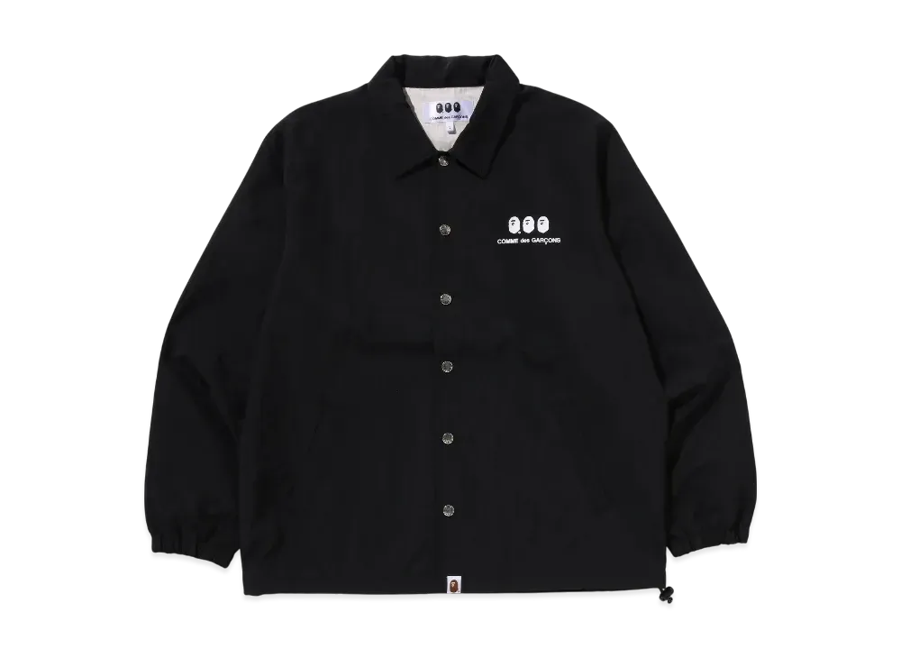 A BATHING APE x COMME des GARCONS OSAKA Coach Jacket "Black"
