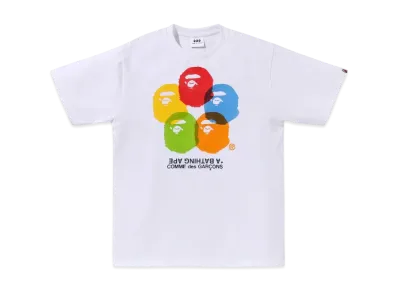 A BATHING APE x COMME des GARCONS OSAKA Tee "White"
