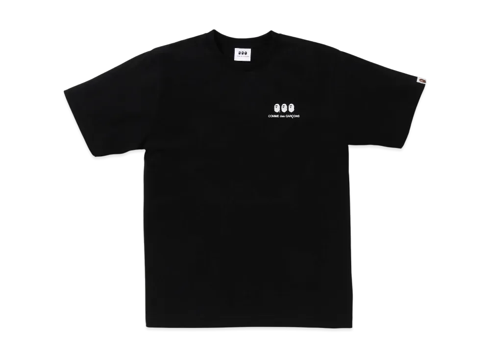 A BATHING APE x COMME des GARCONS OSAKA Tee 2 "Black"