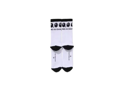 A BATHING APE x COMME des GARCONS OSAKA Socks "White"