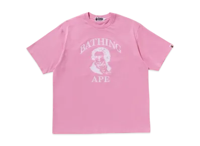 A BATHING APE Beethoven Graphic Relaxed Fit Tee "Pink"