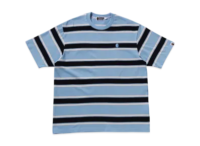 A BATHING APE One Point Strip Relaxed Fit Tee "Ivory"
