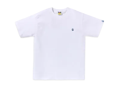 A BATHING APE Abc Camo One Point Tee "White/Blue"
