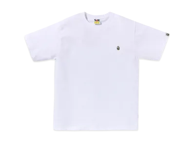 A BATHING APE Abc Camo One Point Tee "White/Green"