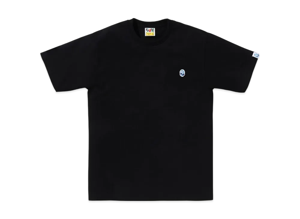 A BATHING APE Abc Camo One Point Tee "Black/Blue"
