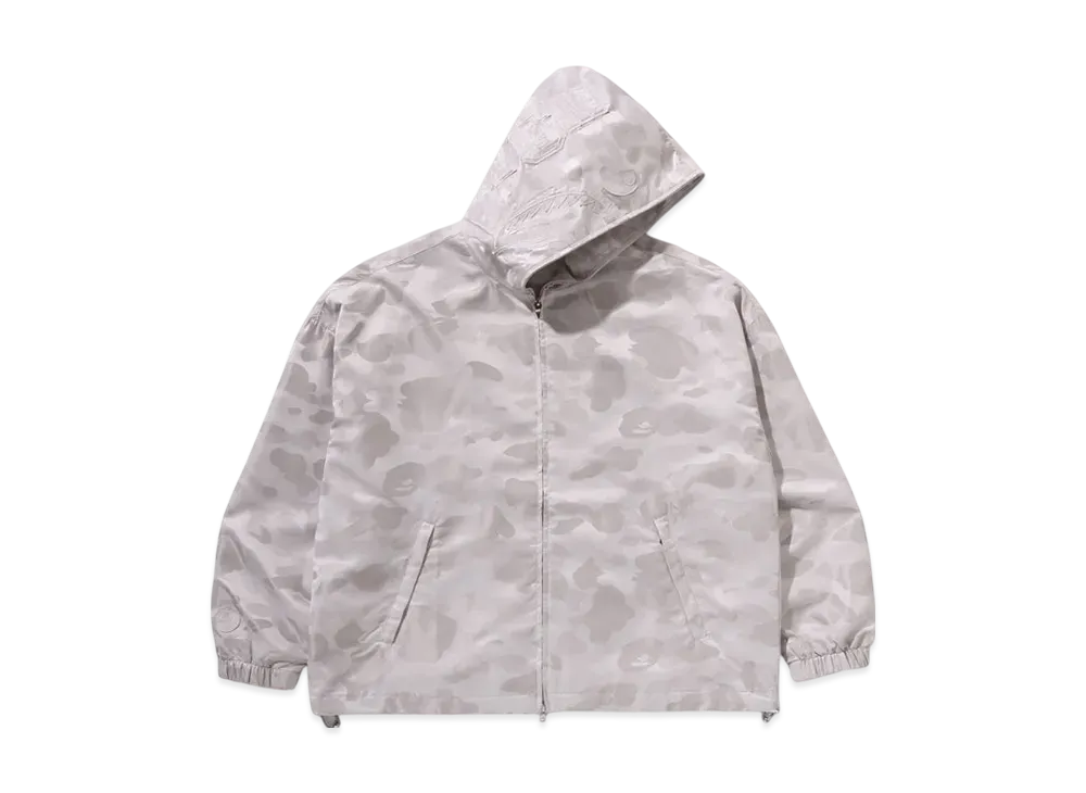 A BATHING APE Solid Camo Shark Full Zip Jacket "Gray"
