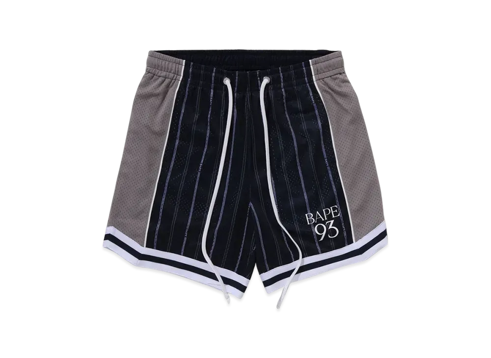 A BATHING APE Multilogo Reversible Relaxed Fit Sweat Shorts "Navy"