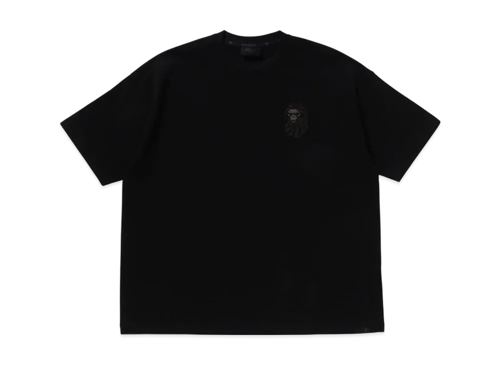 A BATHING APE Bape Black Bape Badge Logo Tee #2 "Black"