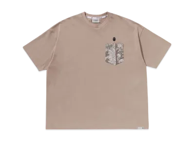 A BATHING APE Bape Black Paisley Pocket Tee #2 "Beige"