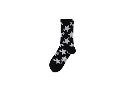A BATHING APE Sta Pattern Socks "Black"