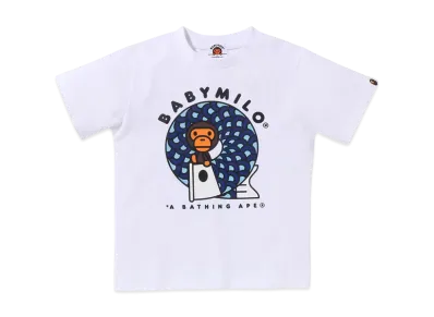 A BATHING APE Koinobori On Baby Milo Tee "White"