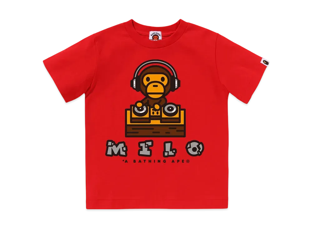 A BATHING APE Milo DJ Tee "Red"