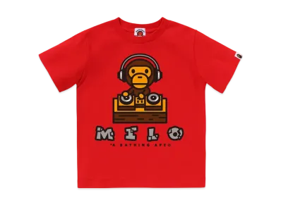 A BATHING APE Milo DJ Tee "Red"