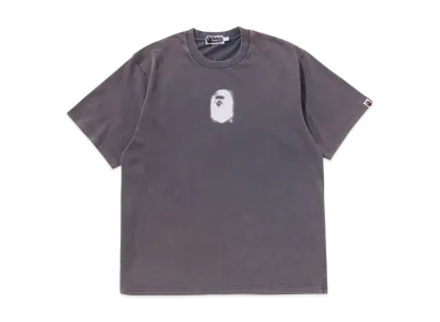 A BATHING APE Pigment Print Ape Head Relaxed Fit Tee "Charcoal"