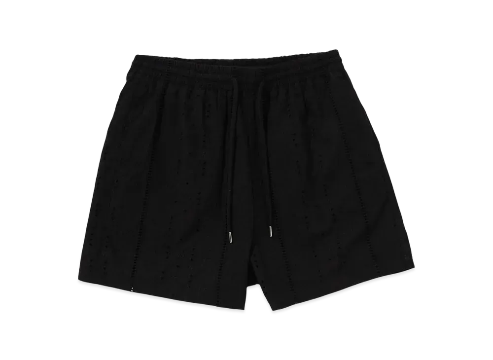A BATHING APE Embroidery Relaxed Fit Shorts "Black"