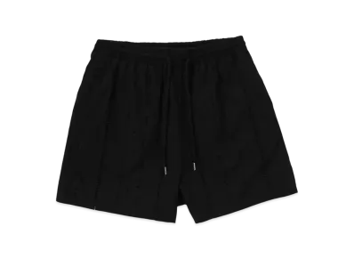 A BATHING APE Embroidery Relaxed Fit Shorts "Black"