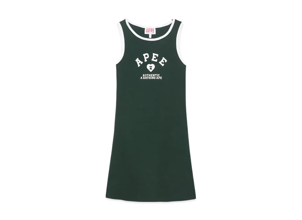 A BATHING APE Graphic Mini Dress "Green"