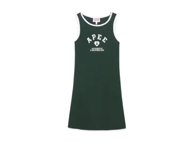 A BATHING APE Graphic Mini Dress "Green"