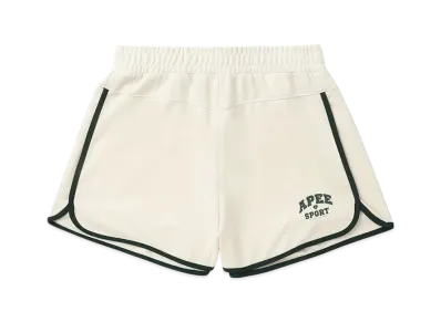 A BATHING APE Track Shorts "White"